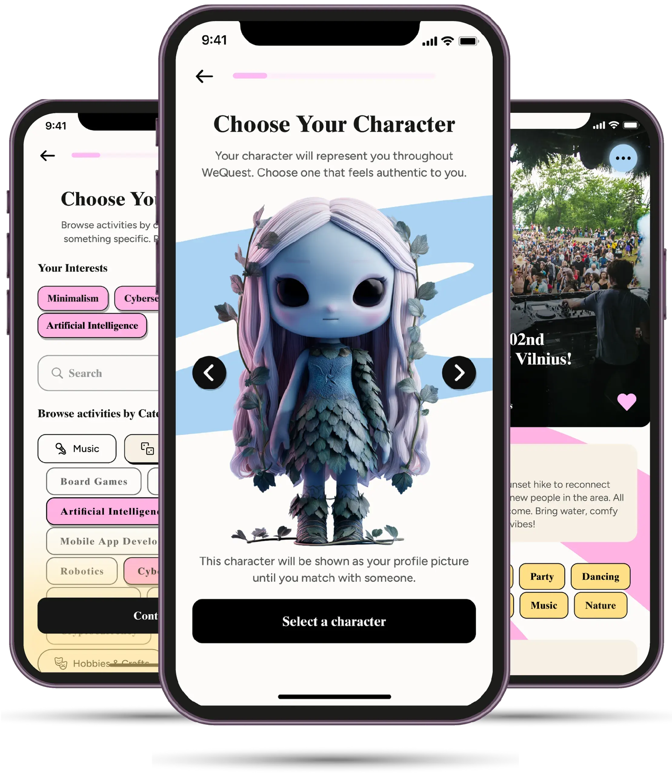 noProbs app example showcase